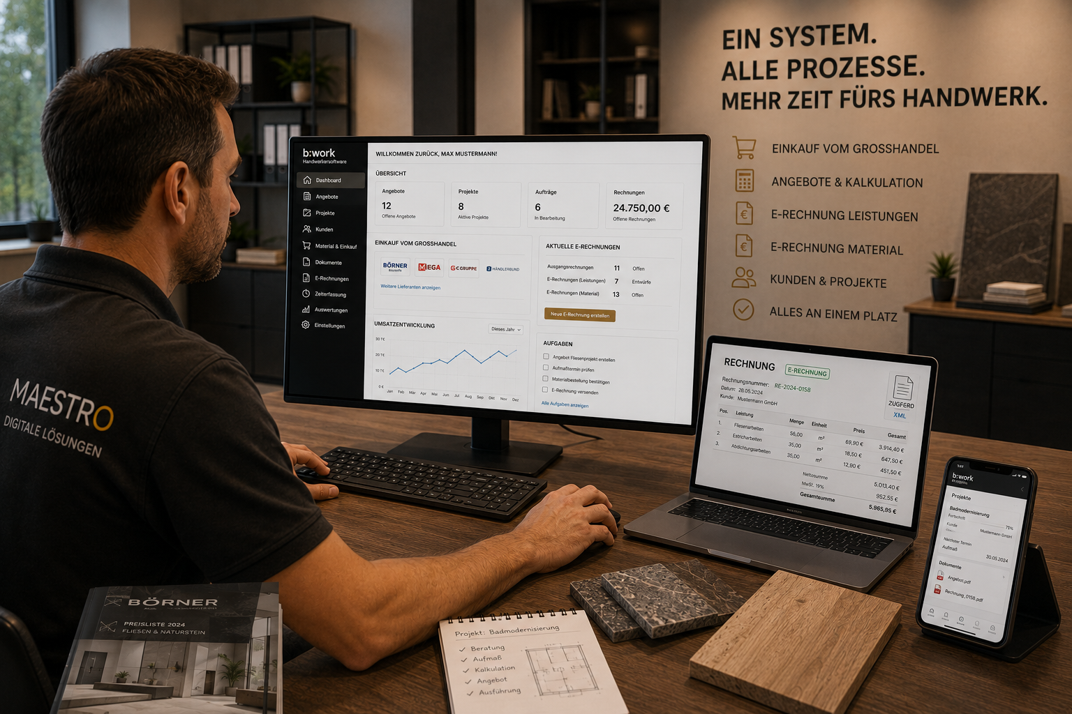 b:work Software und Einkauf